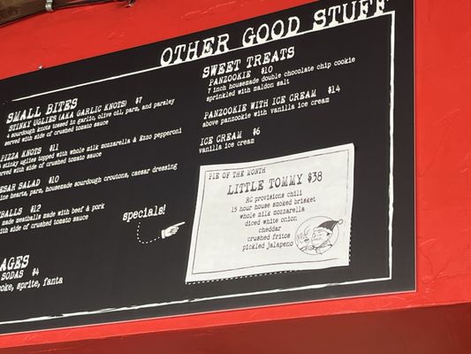 Menu photo 3 Little Dynamite Los Angeles, CA
