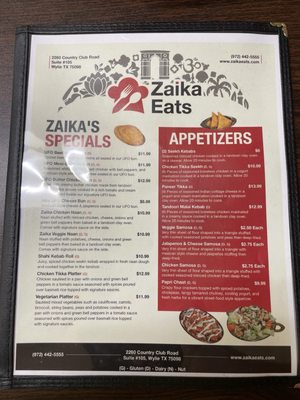 Menu photo 3 Zaika Eats Lucas, TX