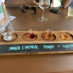 Distillery flight Distillery flight