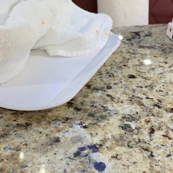 Anthony Vince' Nail Spa - Bloody towel from a previous client that they used on me & were UNAPOLOGETIC!!!! - Nail Salons Near Me - Upper Arlington, Ohio
