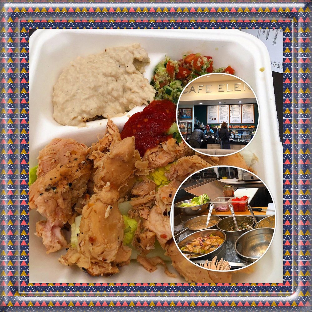 Montage of images from Cafe Elena