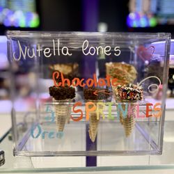 Cupcabana - Nutella Oreo Cone & Nutella Choc Cone