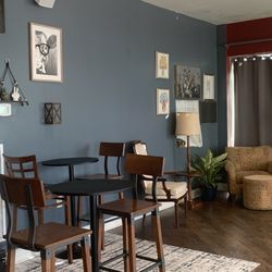 Historic Grounds - Welcoming seating just asking you to sit back and enjoy the ambiance and wonderful coffees