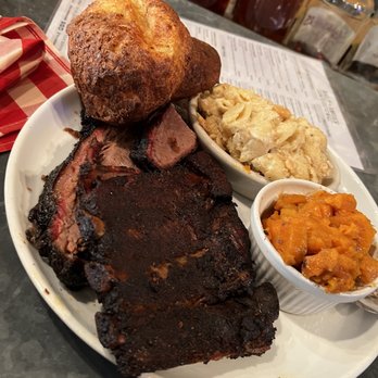 Salt + Smoke - Moist brisket, ribs, candy yams, and Mac-And-cheese. The brisket and yams were amazing. the Mac has broken up ritz crackers in it. - Bars Near Me - Saint Louis, Missouri Salt + Smoke - Moist brisket, ribs, candy yams, and Mac-And-cheese. The brisket and yams were amazing. the Mac has broken up ritz crackers in it. - Bars Near Me - Saint Louis, Missouri