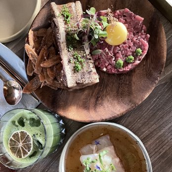 Danbi - Beef tartar, Crudo, Luv u so matcha - Korean Near Me - Los Angeles, California