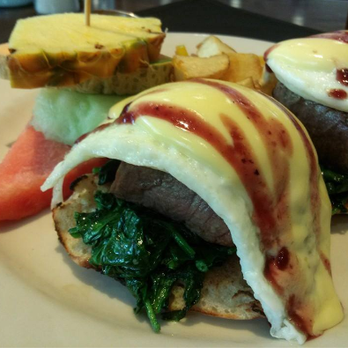 Breakfast Club - Filet Mignon Benedict (with fried eggs) - Breakfast & Brunch Near Me - Phoenix, Arizona