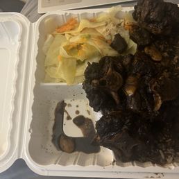 Oxtail Dinner (large - I didn't eat any yet it was mostly just rice)