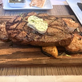 Arya Steakhouse - Dry-Aged Rib Eye with Scallop Extra ($18) - Persian/Iranian Near Me - Palo Alto, California Arya Steakhouse - Dry-Aged Rib Eye with Scallop Extra ($18) - Persian/Iranian Near Me - Palo Alto, California