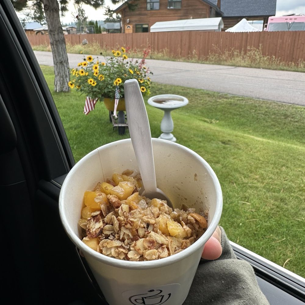 Buzz N Bagels - overnight oats 10/10 - Coffee & Tea Near Me - Bigfork, Montana Buzz N Bagels - overnight oats 10/10 - Coffee & Tea Near Me - Bigfork, Montana