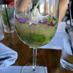 The mojito passionfruit was delicious always amazing eating here! The mojito passionfruit was delicious always amazing eating here!