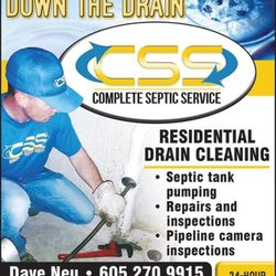 Complete Septic Service - Your locally owned and operated sewer service provider.