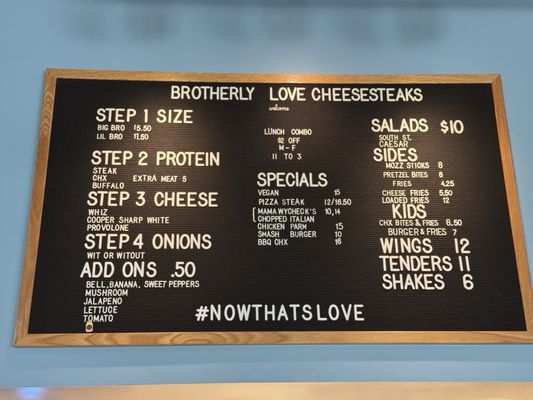 Brotherly Love Cheesesteaks by null