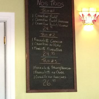 Finocchio - Trio specials menu - Italian Near Me - Sainte-Marthe-sur-le-Lac, Quebec Finocchio - Trio specials menu - Italian Near Me - Sainte-Marthe-sur-le-Lac, Quebec
