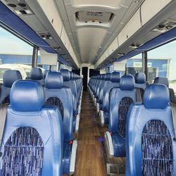 Team Johnson Charters - Charter Bus interior