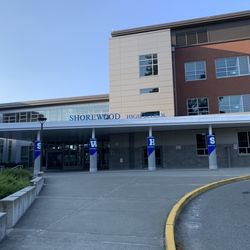 Shorewood High School - Main entrance, Thursday 20 July 2023.