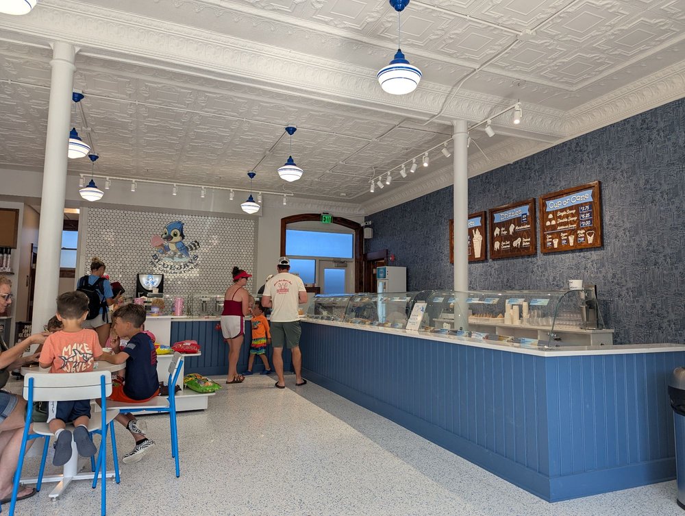 Bluejays Ice Cream And Candy Logo