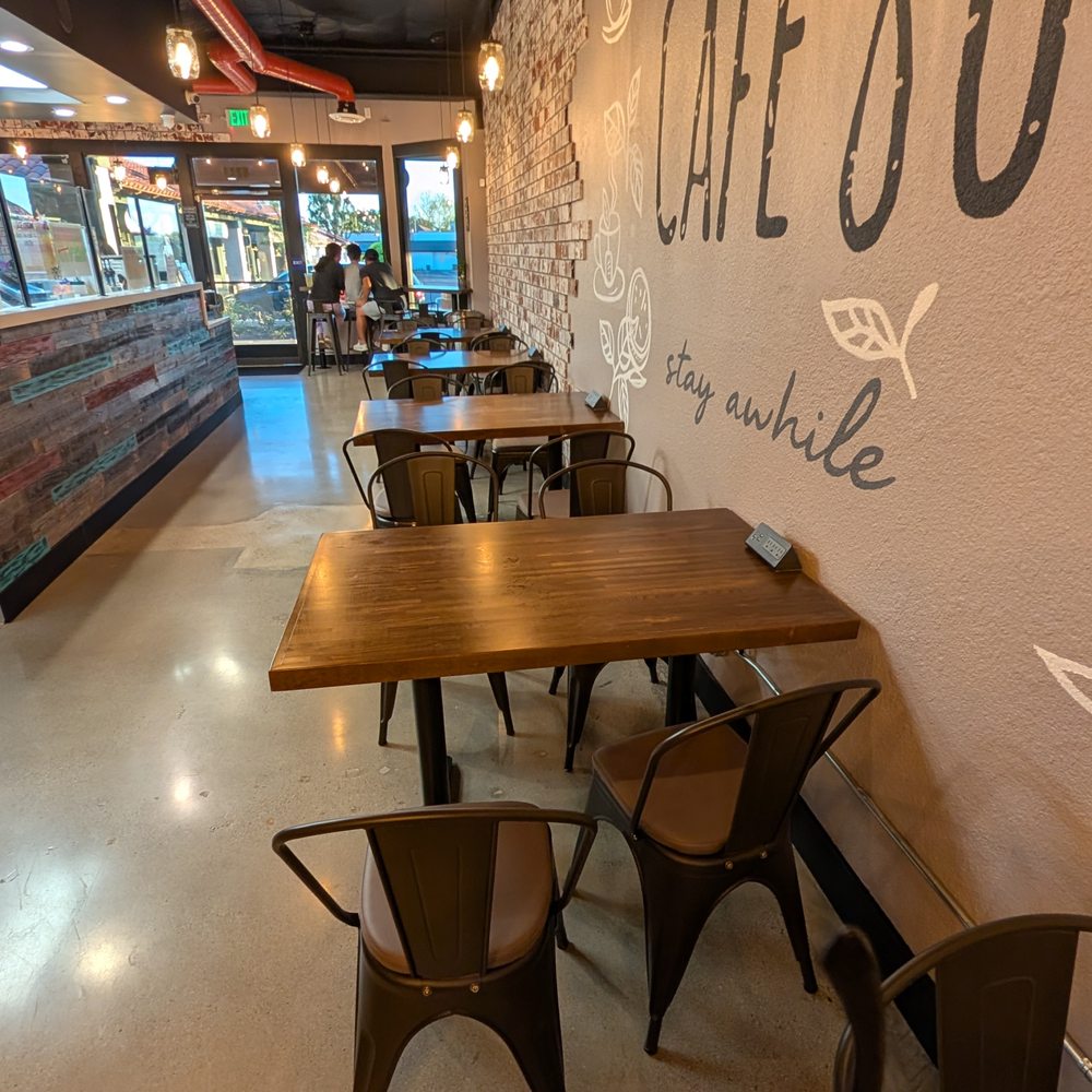 Cafe 86 - The cafe is narrow but long, with plenty of tables, each with an outlet (perfect for charing your laptop or mobile device. - Desserts Near Me - Placentia, California Cafe 86 - The cafe is narrow but long, with plenty of tables, each with an outlet (perfect for charing your laptop or mobile device. - Desserts Near Me - Placentia, California