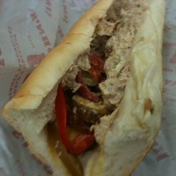 Jimmy John's - Tuna sandwich +bell peppers +jalapenos 10/16/10 - Sandwiches Near Me - San Antonio, Texas Jimmy John's - Tuna sandwich +bell peppers +jalapenos 10/16/10 - Sandwiches Near Me - San Antonio, Texas