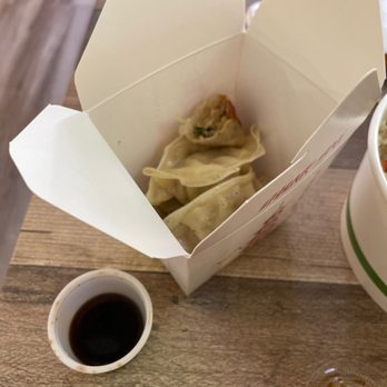 Loving Hut Redlands - Pan fried dumplings. Soo good - Vegan Near Me - Redlands, California