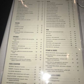 Steve's Piccola Bussola - Menu - Italian Near Me - Westbury, New York