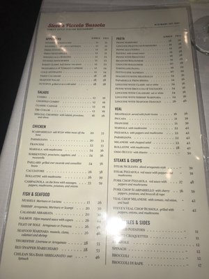 Menu photo 2 Steve's Piccola Bussola Westbury, NY