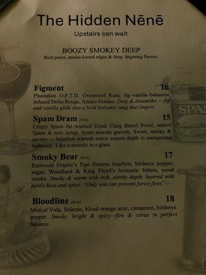 Menu photo 3 The Hidden Nene Hilo, HI