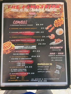 Menu photo 2 The Famdation Grill Shreveport, LA Menu photo 2 The Famdation Grill Shreveport, LA