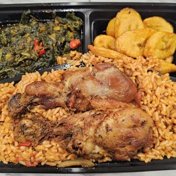 Lynda's African Delicacies - Chicken Jollof Rice ($18.99). 1/3/2025 - African Near Me - Irvine, California