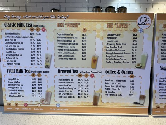 Menu photo 6 Bubblebee Fredericksburg, VA