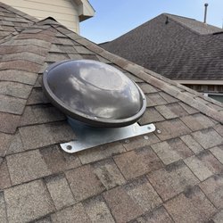 Handnail Roofing - New metal vent.