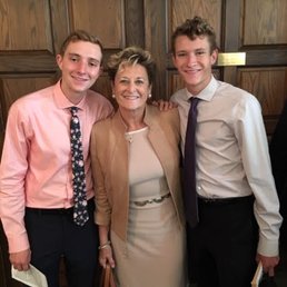 Enjoying life in my 65th year with my sons.