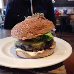 Gourmet Burger Kitchen - Cheddar cheese burger