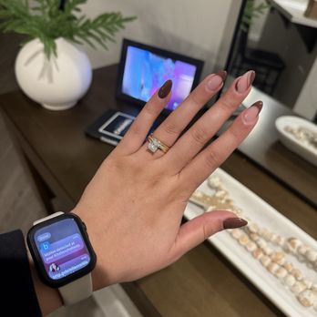 Blink Blink Nails - Brown Mani by Lee (she chose the design/aesthetic ) - Nail Salons Near Me - Gilroy, California Blink Blink Nails - Brown Mani by Lee (she chose the design/aesthetic ) - Nail Salons Near Me - Gilroy, California