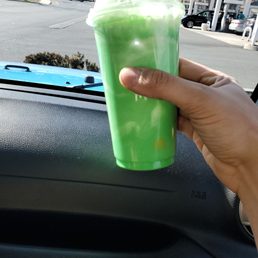 Over syruped shamrock shake. Least they got the sham part right Over syruped shamrock shake. Least they got the sham part right
