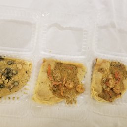 Different types of savory and creamy crepes Different types of savory and creamy crepes
