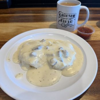 Gillespie Field Cafe - Biscuits & Gravy - side half order - Breakfast & Brunch Near Me - El Cajon, California Gillespie Field Cafe - Biscuits & Gravy - side half order - Breakfast & Brunch Near Me - El Cajon, California