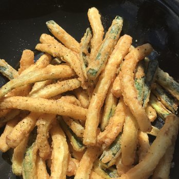 PDQ Orlando: SODO - My zucchini greasy wilted fries (awful) can't be healthy. - Chicken Shop Near Me - Orlando, Florida PDQ Orlando: SODO - My zucchini greasy wilted fries (awful) can't be healthy. - Chicken Shop Near Me - Orlando, Florida