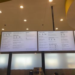 WFM Coffee & Juice Bar - Menu