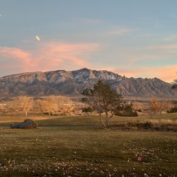 Prairie Star Restaurant & Wine Bar - Sandia mountain at sunset