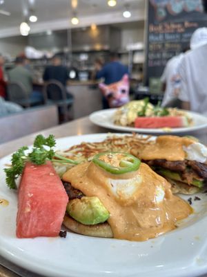 Peg's Glorified Ham n Eggs - S Sierra St by null