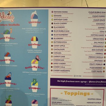Pelican's Snoballs - More choices. - Shaved Ice Near Me - Clovis, California Pelican's Snoballs - More choices. - Shaved Ice Near Me - Clovis, California