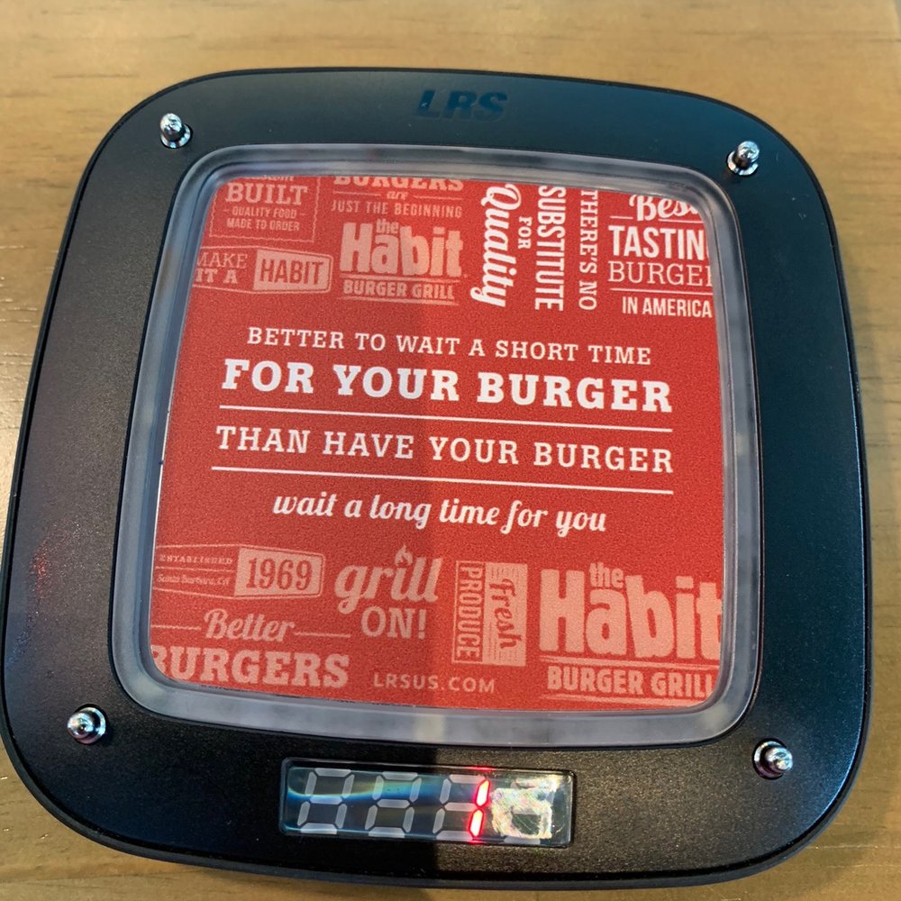 Habit Burger & Grill - Buzzer for wait time - Burgers Near Me - Sumter, South Carolina Habit Burger & Grill - Buzzer for wait time - Burgers Near Me - Sumter, South Carolina