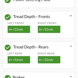 Tire tread results from dealership 3 days after visit to American tires Tire tread results from dealership 3 days after visit to American tires
