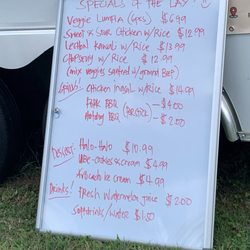 Daily menu