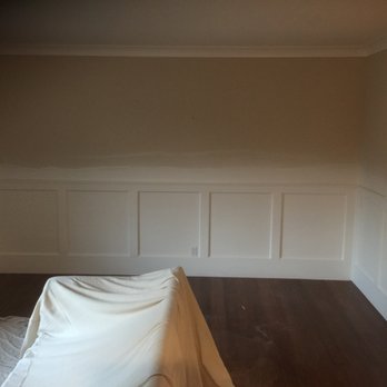 Ruben Rojas Construction - Wainscot painting. - Carpenters Near Me