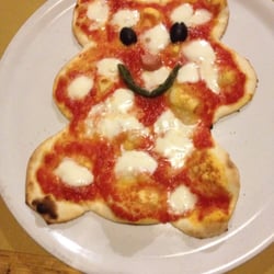 Wally's Guinnes Pub - La splendida pizza orsetto che hanno fatto per il mio bimbo di 2 anni...