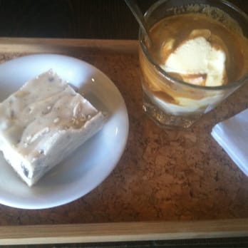 Canabru Coffee - Affogato and a slice of cookies and cream fudge - Coffee & Tea Near Me - Chino, California Canabru Coffee - Affogato and a slice of cookies and cream fudge - Coffee & Tea Near Me - Chino, California