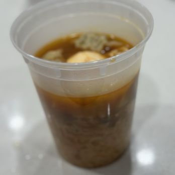 Korea House Restaurant - soup in a plastic cup - Korean Near Me - Eugene, Oregon Korea House Restaurant - soup in a plastic cup - Korean Near Me - Eugene, Oregon