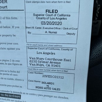 NoHo Auto Sales - Small claims order for dealership Fraud - Used Car Dealers Near Me - North Hollywood, California NoHo Auto Sales - Small claims order for dealership Fraud - Used Car Dealers Near Me - North Hollywood, California