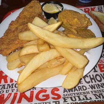 Full Moon BBQ - Southern Fried Catfish (2 Trimmings) - Barbeque Near Me - Birmingham, Alabama Full Moon BBQ - Southern Fried Catfish (2 Trimmings) - Barbeque Near Me - Birmingham, Alabama
